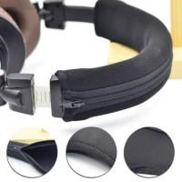 10x8.5cm Headphone Protector Zipper Headband For Audio Technica ATH MSR7 M20 M30 M40 M40X M50X SX1 headphone Accessories