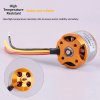 มอเตอร์ไร้แปรงถ่านสำหรับ A2212 2200KV และเครื่องบินบังคับแบบหลายใบพัด1ชุดมอเตอร์1000KV 1400KV สำหรับ