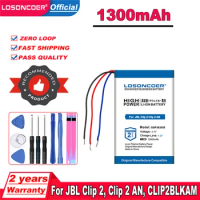 LOSONCOER 1300mAh GSP383555 Battery For JBL Clip 2, Clip 2 AN, CLIP2BLKAM CS056US P04405201 P044052 Free tools