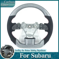 For Subaru 2015 2016 2017 2018 2019 WRX STI Levorg XV GC8 WAX Levorg GRB B4 Customized Carbon Fiber Sports Racing Steering Wheel