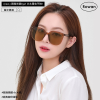 CARIN 鉚釘大方框韓系 偏光太陽眼鏡 NewJeans代言/透棕#ROWAN C3