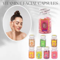 Animate Aloe Vera & vitamin E facial oil 60 soft cell capsules for Whitening, Anti-freckle, Moisturi