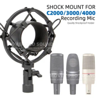 Suspension Microphone Stand Holder Clip For AKG C2000 C3000 C4000 C 2000 3000 4000 B C3000B Spider Recording Mic Shock Mount