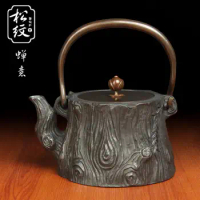 Retro Cast Iron Teapot Set Japanese Tea Pot Tetsubin Kettle 1200ml Kung Fu Infusers Cooking Tools