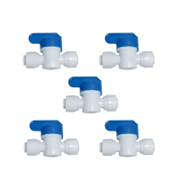 Hot NMYB RCX 510 | 1/4 inch O.D. Tube Water Line Quick Connector Ball Valve, Fitting for RO Systems,