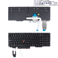US Laptop Keyboard for Lenovo ThinkPad E15 2ND Gen2 Gen3 Gen4 R15 Black with Backlit