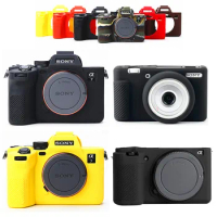Silicone Case Cover Camera Bag for Sony A6700 A7IV A7M4 ZV-E10 ZV-1 ZV1F A7c A9 A7R A7 A7S III IV A7III A7RIII A7RIV A9II ZV1II