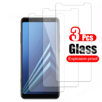 3Pcs Tempered Glass For Samsung Galaxy A8 A8+ Plus 2018 A8s Star A80 Screen Protector Protective Film 9H Anti-scratch Glass
