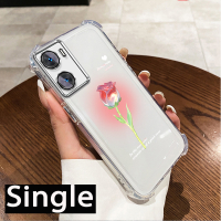 FOR เคส เคสสำหรับ OPPO A57 2022 4g oppo a77s 5G A77 5G เคสศัพท์ เคสนิ่มซิลิโคนกันกระแทก ปกใสสี่เหลี่