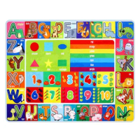 Kids Floor Mat Letters Alphabet Puzzle Play Exercise Mat Numbers Alphabet Graphics Floor Puzzle Colorful Early Educational