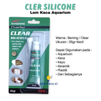 Lem Akuarium Kaca Aquarium Silicon Silikon Sealant Sealent Silen / Lem Silicone Sealent Kaca Acetic 