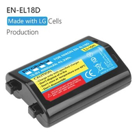 4.0Ah EN-EL18D ENEL18D EL18D Battery for Nikon Z9 D6 D5 D4 D4S Camera for Nikon D800 D850 D500 Battery Grip