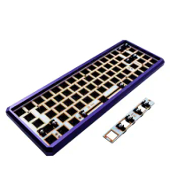 65% 68 Hotswap Keyboard High Profile CNC Case Alu Plate Bluetooth Full RGB PCB GK68 GK68X GK68XS Mechanical Keyboards Kit