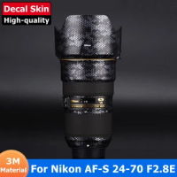 For Nikon AF-S 24-70mm F2.8E ED VR Decal Skin Camera Lens Sticker Vinyl Wrap Film Coat AFS 24-70 2.8 F2.8 F/2.8 E 2.8E F/2.8E