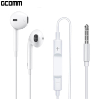 GCOMM iPhone/iPod/iPad Android 高品質低音立體耳機(含線控麥克風 白色 黑色)