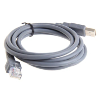 2 Meter Symbol Barcode Scanner USB Cable LS1203 LS2208 LS4008I LS4208 LS3008
