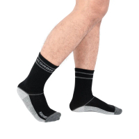 Ecordie \ OLIVER-2 \" socks Kaos kaki hitam Pria Basic"