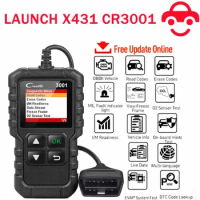 LAUNCH CR3001 OBD2 Scanner OBDII Code Reader Car System Diagnostic Tool Scan Tool Launch X431 CR3001 Free Update PK kw650 kw903