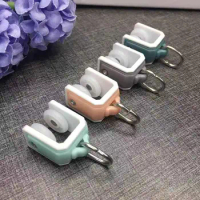 10pcs Curtain Track Wheel Pulley Curved Track Roller Sliding Track Wheel I-rail Suspension Wheel Hook Wheel Curtain Accessories