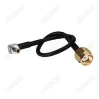 RP-SMA Male Type to CRC9 Male Right Angle Plug Pigtail Coaxial Cable RG174 3G 4G LTE Huawei Modem 15cm/30cm/50cm/1M/2M Or Custom