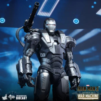 Hot Toys Ht Iron Man 2 War Machine Rod 1:6 Proportional Alloy Collector's Doll Room Decoration Festival Gift Science Fiction