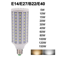 E27 B22 E40 E14 LED Bulb Lamp SMD 5730 2835 5W-150W LED Lamp Corn Bulb AC85-265V Energy Saving Lamp For Home Decoration Light