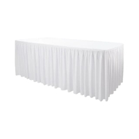 ผ้าคลุมโต๊ะสัมมนา รุ่น 60TK-180 ขนาด 180 x 60 x 75 ซม. สีขาว