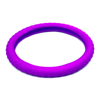 3D 矽膠方向盤套 紫