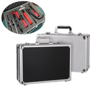Portable Aluminum Case Tool Box Sacurity Pelican Case Toolbox Briefcase Box Waterproof Hard Case Suitcase Rigid Transport Case