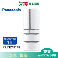 Panasonic國際501L六門變頻冰箱NR-F507VT-W1含配送+安裝(預購)【愛買】