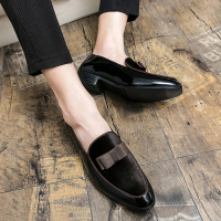 New Luxury Fashion Decoration Suede Driving Shoes Men Casual Loafers Business Formal Dress Dress Gro