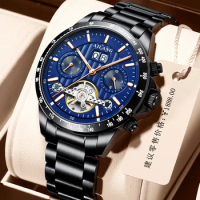 AILANG New Tourbillon Mechanical Watch Mens Watches Top Brand Luxury Automatic Watch Luminous Waterproof With Calendar Reloj