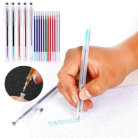 DIY Accessories Needlework Cross Stitch Automatic Disappearing Pen Water-soluble Refill Fabric Markers Pencil Erasable Pen