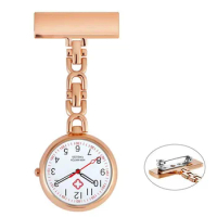 100pcs Personalized Nurse Watch Medical Wall Nurse Medical Pocket Watch Simple Women's Quartz Chest Watch Engraved Student