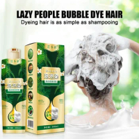 Organic Natural Hair Dye Hair Color Shampoo Plant Essence Black Hair Color Dye Tinte Termocromatico Para El Cabello