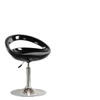 Lounge bar chair with simple rotation, adjustable backrest, acrylic Nordic chair design, comfortable lounge chair