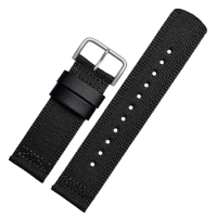 24mm Quick release nylon Strap For Casio mountaineering watchband PRW-6600 PRG-600 650 PROTREK Khaki green men canvas wristband