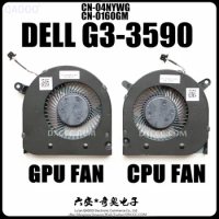 QAOOO 04NYWG 0160GM FOR DELL G3-3590 G5-5500 P89F CPU COOLING FAN 023.100G9.0013 &amp; 023.100GA.0013