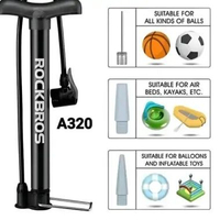 Pompa ban sepeda motor bola Rockbros A320 Bike Air Pump 120 psi 120psi - OneBli