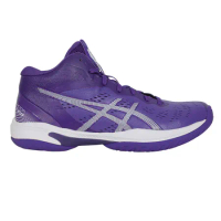 ASICS GELHOOP V16 S 男籃球鞋-籃球 訓練 高筒 紫白