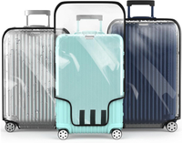 Suitcase Covers For Luggage 28 Inch Clear PVC Luggage Covers Protector Full Thicken Transparent Wate