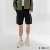 【Hang Ten】男裝-REGULAR FIT口袋短褲-深藍