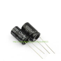 100PCS 1000uF 25V electrolytic capacitors 25V1000UF 10mm*20mm
