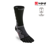 【Injinji】Ultra Run 終極系列五趾中筒襪(碳黑)NAA67(終極系列 五趾襪 中筒襪 跑襪 機能襪)