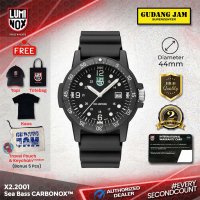 Luminox 2001 X2.2001 Sea Bass Series 44mm Rubber Strap Jam Tangan Pria Sporty Tahan Air Outdoor Anal