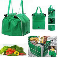Supermarket Shopping Bag Eco Friendly Trolley Tote Thicken Cart Bags Large Capacity Handbags Foldable Reusable Women Cart Bag