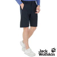 【Jack wolfskin 飛狼】男 排汗快乾休閒短褲 登山褲『深藍』