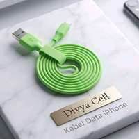 Kabel Lightning Luna Gepeng 3A Kabel Data Charger iPhone Original Garansi Resmi Hijau