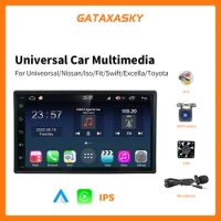 GATAXASKY 7" Car Radio GPS 2 din Android 10.0 Auto Carplay Universal For Volkswagen Nissan Hyundai Toyota Multimedia Player