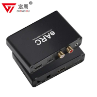 eARC ARC Audio HDMI Extractor 192Khz Converter HDMI eARC ARC to RCA Audio Extractor Adapter For DTS Dolby Atoms AC3 LPCM Fiber